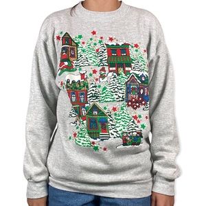 Vintage ugly Christmas crew neck sweatshirt